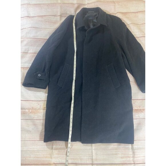 Lauren Ralph Lauren Men's Grey Wool Classic Over Coat - 48 L - Picture 6 of 12